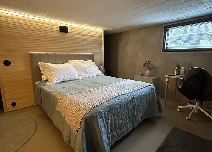 Lägenhet Large House - Sauna, Backyard & Tranquility